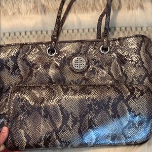 Snake Skin Shoulder Bag